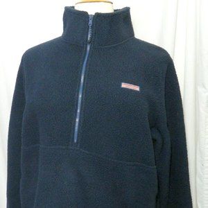 Vineyard Vines $148 Sherpa Half Zip Navy 2XL